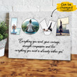 Yoga Love Everything You Need Is Already Within You Custom Photo Matte Canvas
