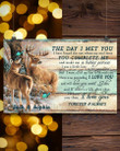 Custom Name Wild Deers You Complete Me Gift For Husband Matte Canvas