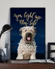 Bouvier Des Flandres Light For My Life Matte Canvas Gift For Dog Lovers