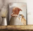 Bulldog Take My Hand Gift For Dog Lovers Matte Canvas