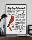 Cardinal Bird How Much I Love You Gift For Angel Husband Matte Canvas