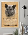 Norwegian Elkhound Always Be By Your Side Gift For Dog Lovers Matte Canvas