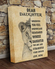 Matte Canvas Mom Gift For Daughter Straighten Your Crown Lion