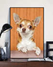 Beautiful Chihuahua Funny Portrait Board Matte Canvas Gift For Dog Lovers
