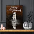 Be Yourself Great Pyrenees Reflection Matte Canvas Gift For Dog Lovers