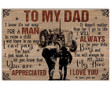 Son Gift For Tractor Dad Matte Canvas You Are Appreciated