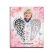 Floral Background Matte Canvas Gift For Grandma I Am With You