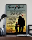Thank For My Great Start Daughter Gift For Dad Matte Canvas