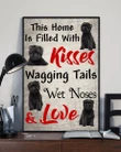Affenpinscher Kisses Wagging Tail Matte Canvas Gift For Dog Lovers