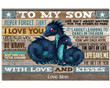 Blue Dragon The Gift Of You Matte Canvas Mom Gift For Son