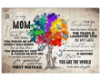 Colorful Tree Gift For Mom You Are The World Matte Canvas