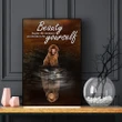 Be Yourself Newfoundland Gift For Dog Lovers Matte Canvas