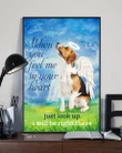Jack Russell Terrier I Will Be Right There Gift For Dog Lovers Matte Canvas