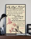 Till The End We're Together Again Gift For Angel Husband Matte Canvas