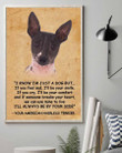 American Hairless Terrier Be By Your Side Matte Canvas Gift For Dog Lovers