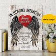 Custom Name Gift Matte Canvas Your Wings Were Ready
