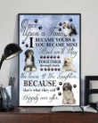 Tibetan Terrier Happily Ever After Gift For Dog Lovers Matte Canvas