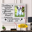 Special Dog In My Life Gift For Dog Lovers Custom Name And Photo And Number Matte Canvas