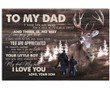 You Are Appreciated Deer Go Hunting Son Gift For Dad Matte Canvas