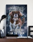 Pekingese The Storm Thunder Gift For Dog Lovers Matte Canvas