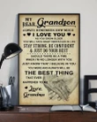 Grandma Gift For Grandson Matte Canvas Stay Strong Be Confident