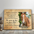 Loved First Horse Gift For Horse Lovers Custom Name And Photo And Number Matte Canvas