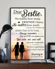No Matter How Much I Talk To Them Matte Canvas Gift For Bestie