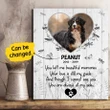 Always At My Side Custom Name Gift For Dog Lovers Matte Canvas