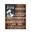 Firefighter Gift For Dad I Love You Matte Canvas