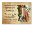 Loved First Horse Gift For Horse Lovers Custom Name And Photo And Number Matte Canvas