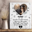 Always At My Side Custom Name Gift For Dog Lovers Matte Canvas