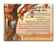 I Miss You Autumn Leaves Custom Name And Photo Matte Canvas Gift