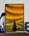 Cat Light On The Sky Gift For Cat Lovers Matte Canvas