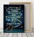 Black Cat Always At My Side Gift For Cat Lovers Matte Canvas