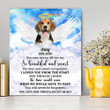 Gift For Dog Lovers You Came Into My Life Custom Name And Number Matte Canvas