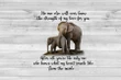 The Strength Of My Love For You Matte Canvas Elephant