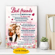 Gift For Best Friends Accept You As You Are Custom Name And Photo Matte Canvas