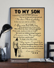 Mom Gift For Son Matte Canvas I Close My Eyes