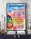 Always Remember You're Special Butterflies Grandma Gift For Granddaughter Matte Canvas