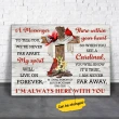 I Am Always Here With You Custom Name And Number Cardinal Bird Matte Canvas