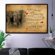 Elephant Happily Ever After Gift For Husband Matte Canvas