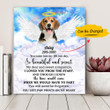 Gift For Dog Lovers You Came Into My Life Custom Name And Number Matte Canvas