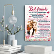Gift For Best Friends Accept You As You Are Custom Name And Photo Matte Canvas