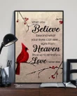 When You Believe Red Cardinal Matte Canvas Gift