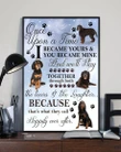 Gordan Setter Happily Ever After Gift For Dog Lovers Matte Canvas