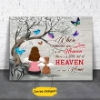 Custom Name Matte Canvas Gift For Dog Lovers Heaven In Our Home