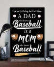 Mom Who Knows Baseball Matte Canvas Gift For Family