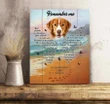 Remember Me Dog Angel Custom Name And Numbers Matte Canvas Gift For Dog Lovers