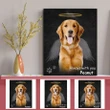 Always With You Gift For Dog Lovers Custom Name And Photo Matte Canvas