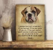 I'll Always Be By Your Side Gift For Dog Lovers Custom Name Matte Canvas